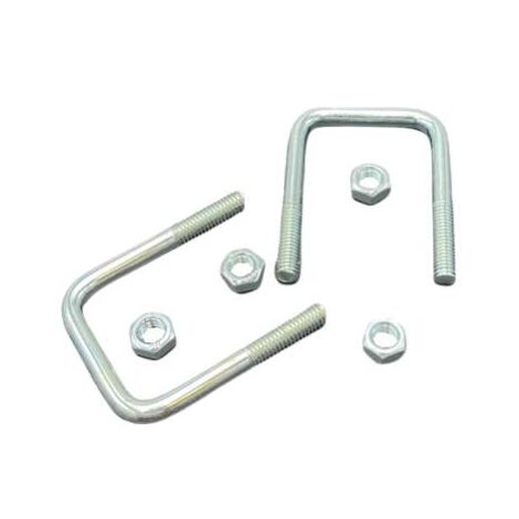 Raccordo Quadro Zincato Mm.8X41X60