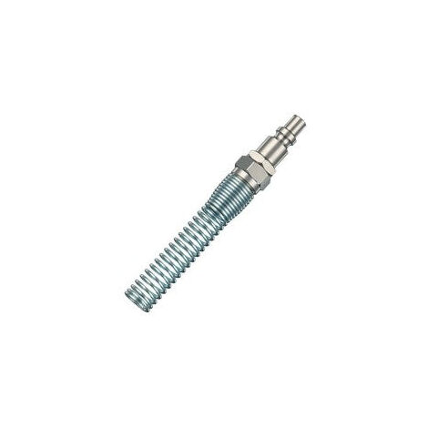 Raccordo rapido innesto maschio con molla per tubo pneumatico -Ø 8 mm