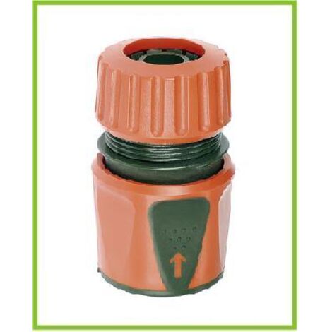 RACCORDO RAPIDO RAMPA PER TUBO DA GIARDINO 3/4" IN GOMMA