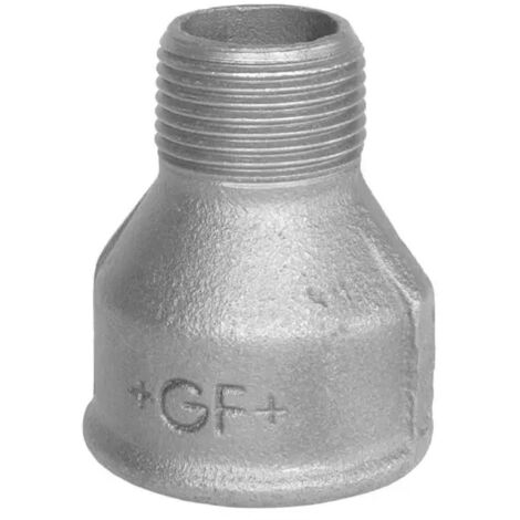 Raccordo ridotto maschio femmina in ghisa malleabile zincato f1"xm1/2" GEORG FISCHER