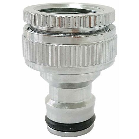 Raccordo rubinetto ottone cromato 1/2-3/4 F Verdemax