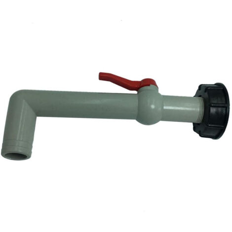 Raccordo rubinetto plastica 1000L, adattatore serbatoio scarico 60 mm, esportazione