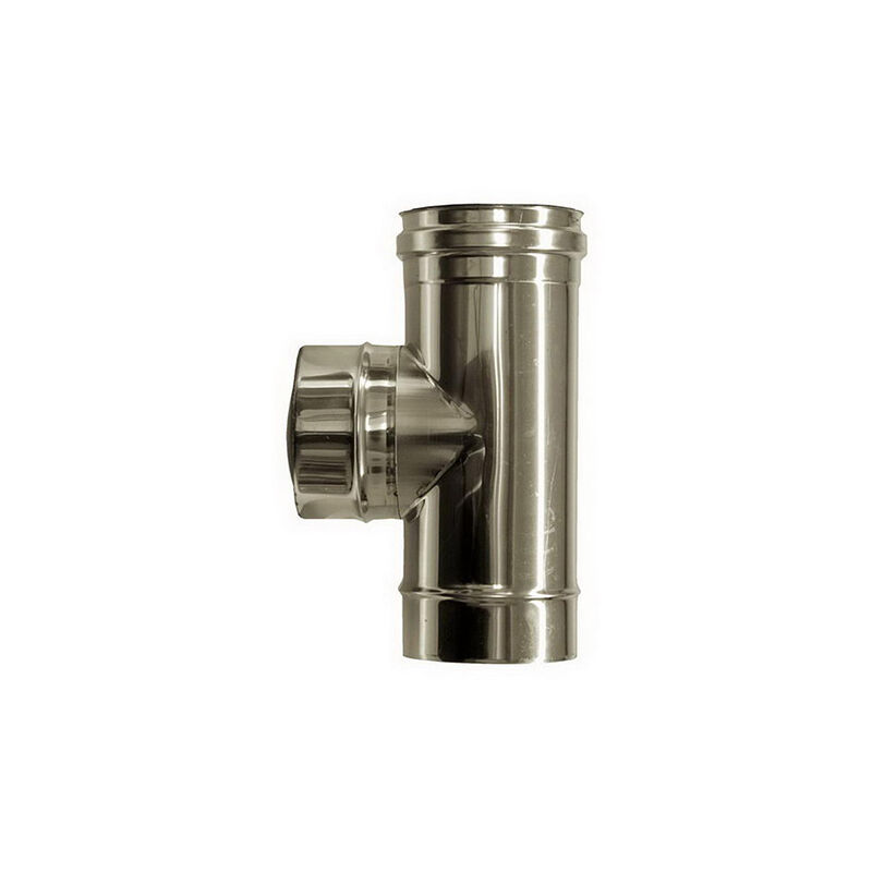 Raccordo Femm Femm canna fumaria DN 200 tubo acciaio inox 316 INOX Raccordo Femm Femm canna fumaria DN 200 tubo acciaio inox 316 INOX