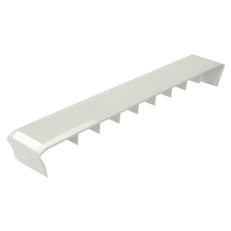 PROFILO ANGOLARE PARASPIGOLO ORNAMENTALE IN PVC BIANCO SAGOMATO