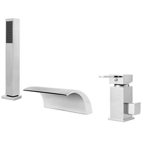RACCORDO VASCA CASCADE A 3 FORI S-1006 V3 CROMATO