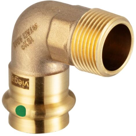 Raccordo Viega 281205 gomito 90° bronzo 18 mm