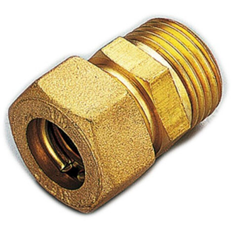Raccordo1/2''x12mm maschio a compressione con tenuta o-ring