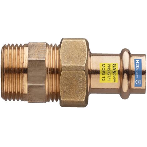 Raccords 1/2x15mm AG - RG à joint plat, raccord combiné Frabo DVGW
