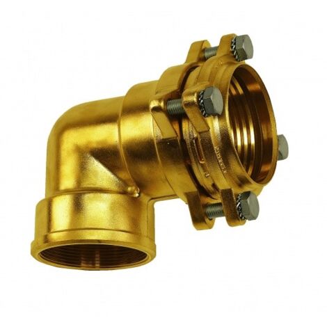 RACCORDS BRASS FEMALE ELBOW - ARCH Dimensions : Ø90mm x 3