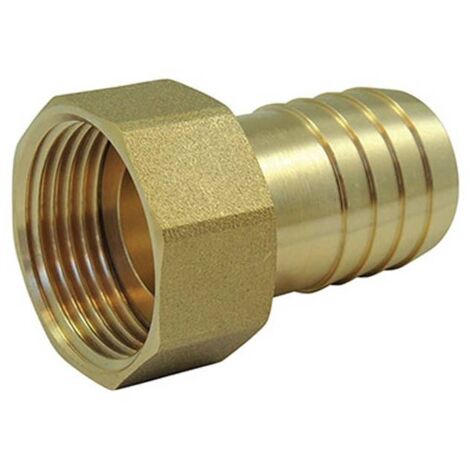 Raccords cannelés : Embout femelle 2 pièces (écrou libre) - Ø A: 1/4'' | Ø B: 8mm