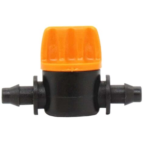 Raccords d'arrêt d'eau à barbes 4/7 mm pour tuyau d'irrigation de jardin (lot de 10)