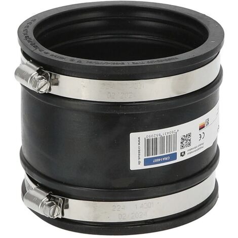 Raccords de tuyaux en EPDM diam. 85-100 mm