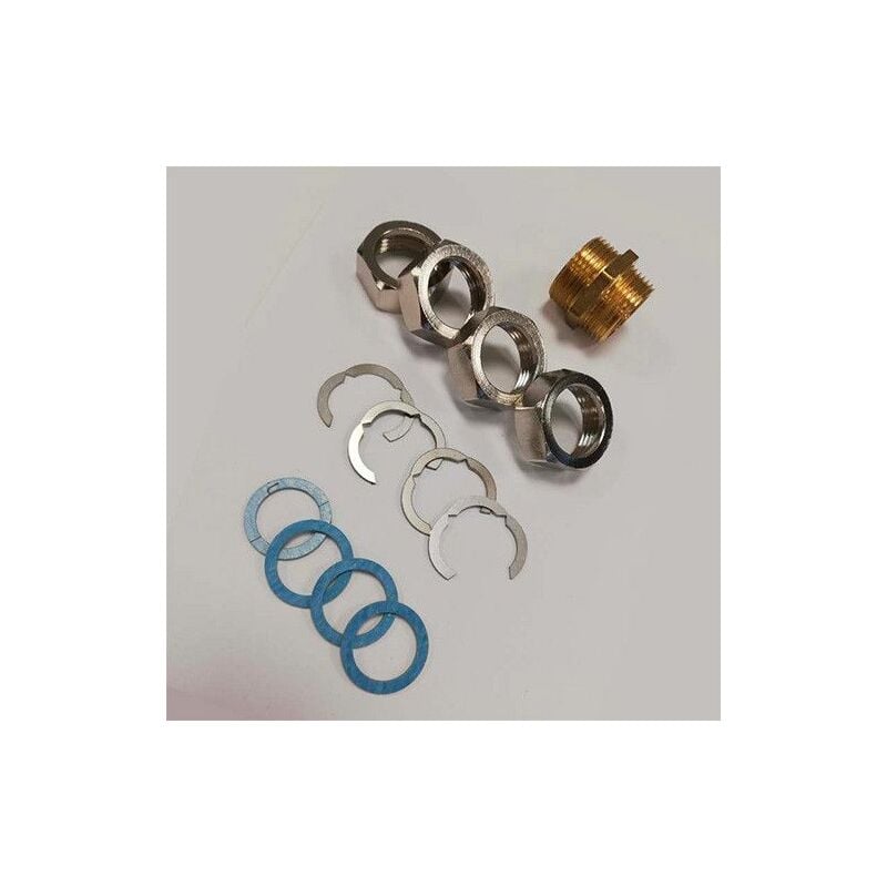 Raccords DN20 - 1' 26-34 mm - sans soudure pour tube inox solaire annelé (Prix par sachet de 4)