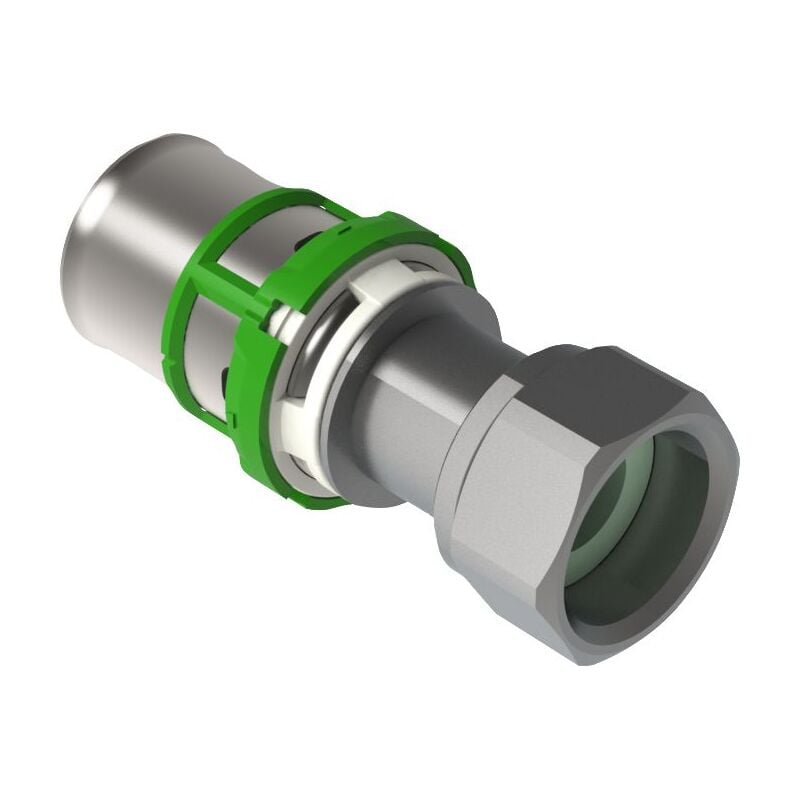 Raccord droit écrou tournant métallique pour tubes multicouche à sertir - 26x3-3/4 - Raccords MultiSkin - Vendus par 2 - S7359GW2634 - Comap