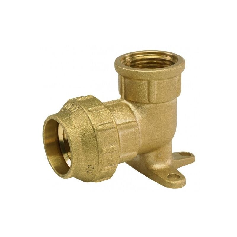 Raccords en laiton - Coude arc avec écrou externe Dimensions : Ø25mm x 3/4'.