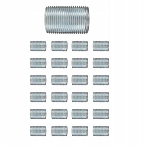 RACCORDS FILETÉ POUR TUYAU M10 X 15 MM, LOT DE 25 - POUR LAMPES ET ÉCLAIRAGE