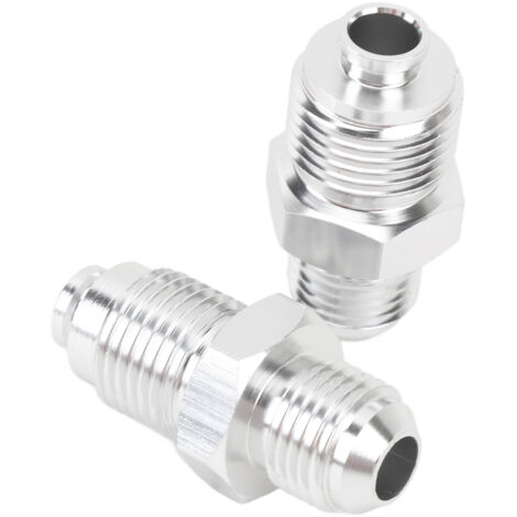 Raccords hydrauliques AN-6 - 2 Pcs adaptateur tube de conduite pour boîtes de direction avec joints O-ring