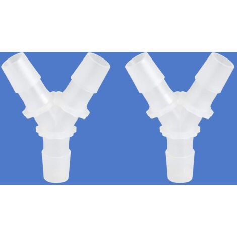 Raccords pour pompe à air d'aquarium, raccords de tuyau d'air en Y en 8 pièces, alésage de 16,7 mm.