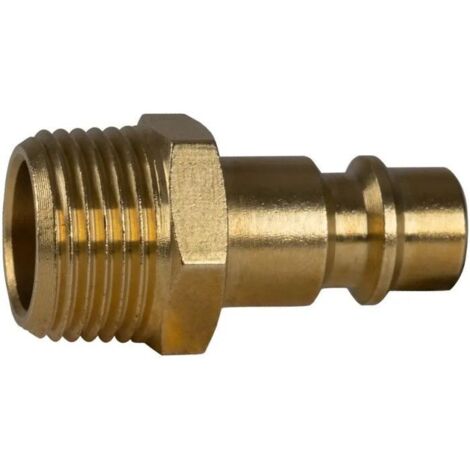 Raccords rapides avec filetage 3/8' AG - 2 pièces