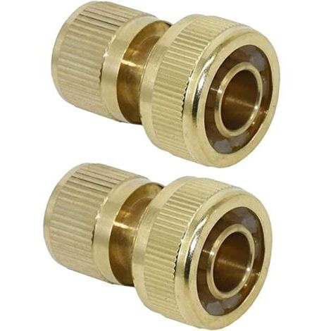 Raccords rapides de tuyau d'arrosage en laiton 19 mm (3/4\
