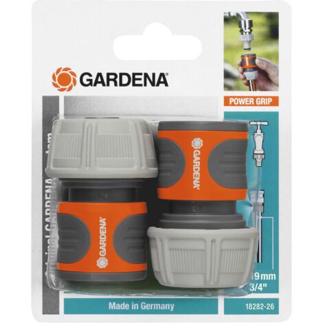 Raccords rapides diam 19mm blister de 2 pièces - GARDENA