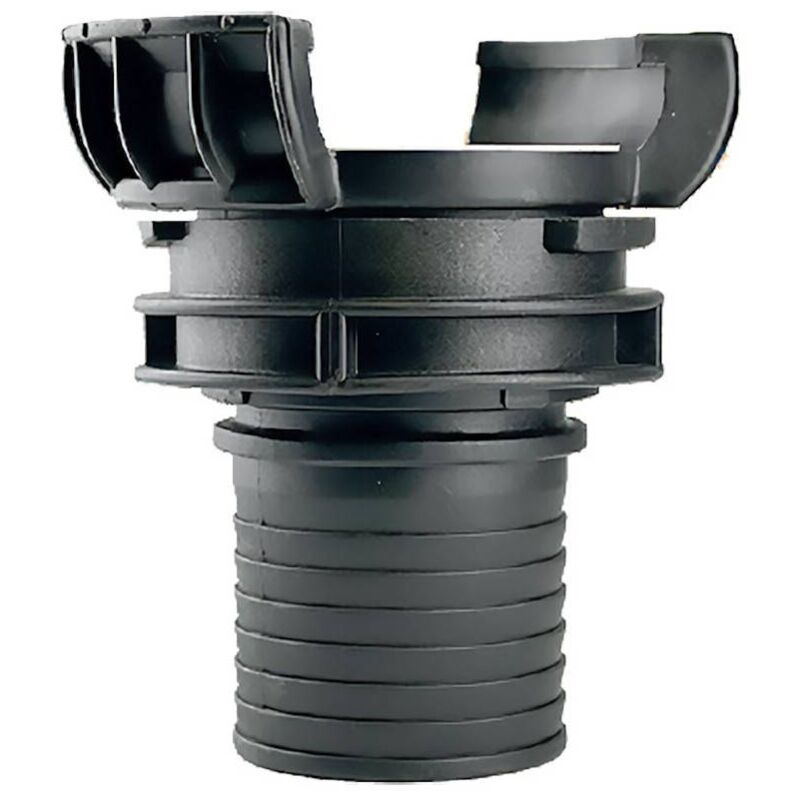 Demi raccord symétrique Guillemin, pompier, à douille annelée réduite - polypropylène dn 40 x 40mm