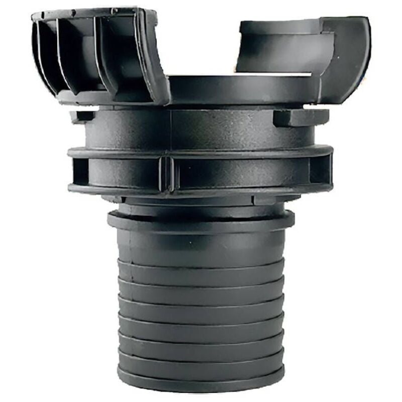 Demi raccord symétrique Guillemin, pompier, à douille annelée réduite - polypropylène dn 40 x 45mm