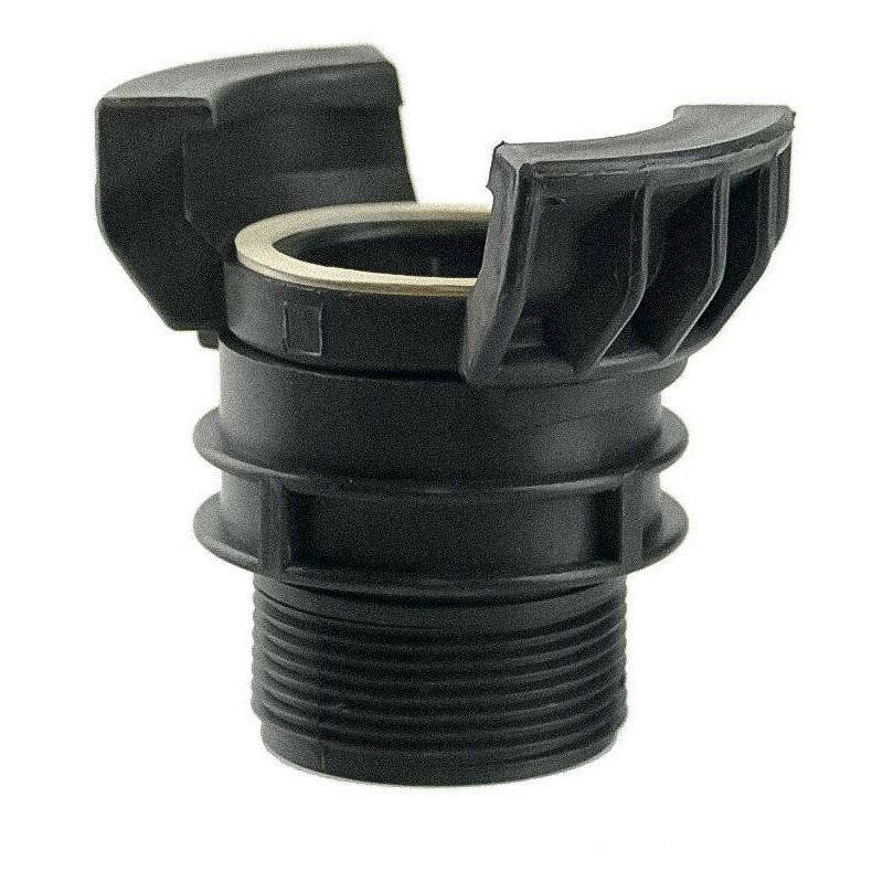 Multitanks - Demi raccord symétrique Guillemin, pompier, à verrou à douille filetée male en polypropylène dn 40 x 1'' 1/2 bsp