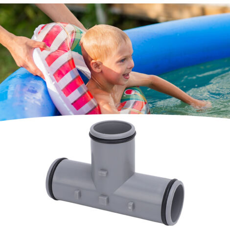 Raccords T Coupleur Pompe Filtre Piscine P6362 ABS 1-1/4" - 2 Pièces Raccords T Nautiques Haute Performance