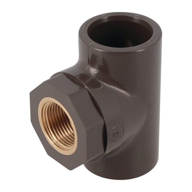 Girpi - Raccords té réduit hta - Taraudé - pvc-c - diamètre40mm - 3/4'