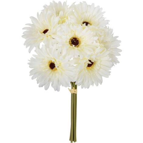 Racimo de 7 gerberas artificiales - H26 cm - Atmosphera créateur d'intérieur