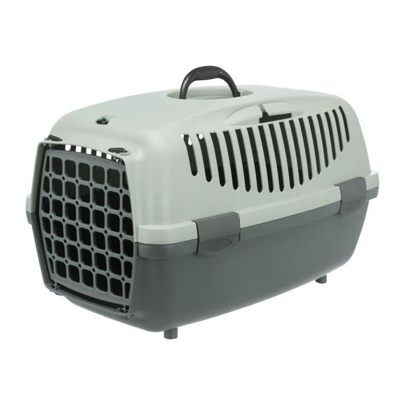 Box de transport Capri 2 - xs-s - 37 x 34 x 55 cm - Anthracite, gris et vert - Pour chien - Trixie