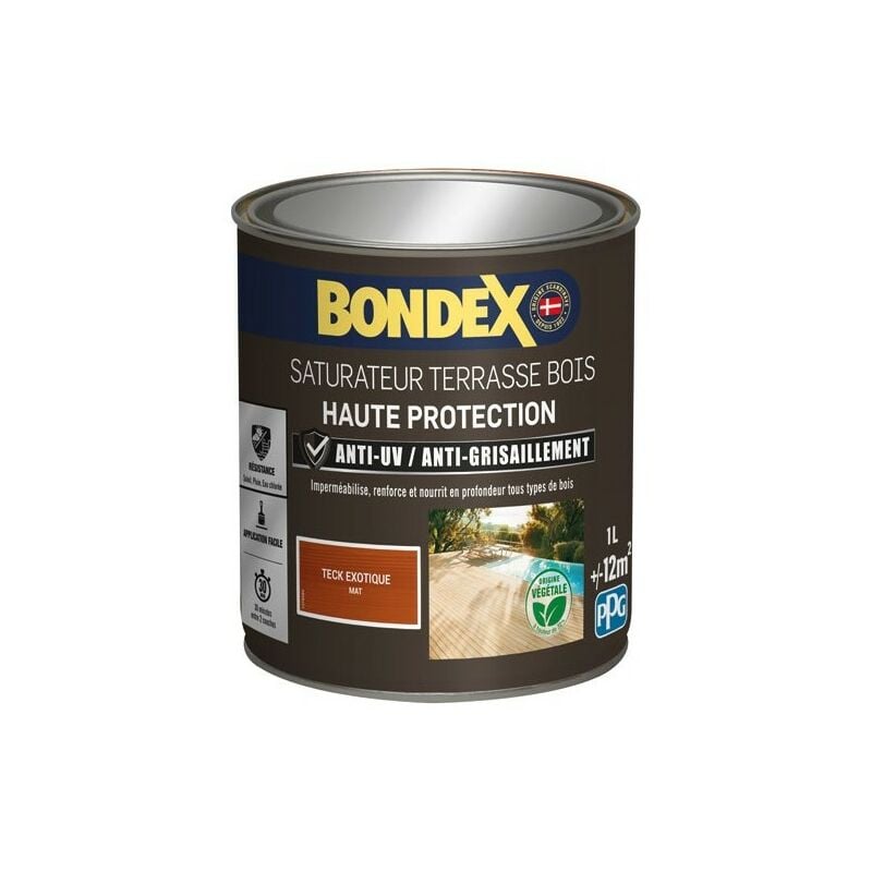 Bondex - Saturateur bois 1 l teck exotique