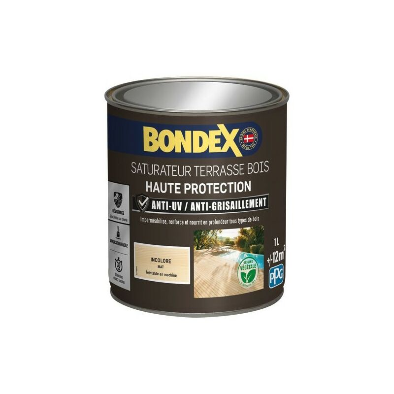 Bondex - Saturateur bois 1 l incolore