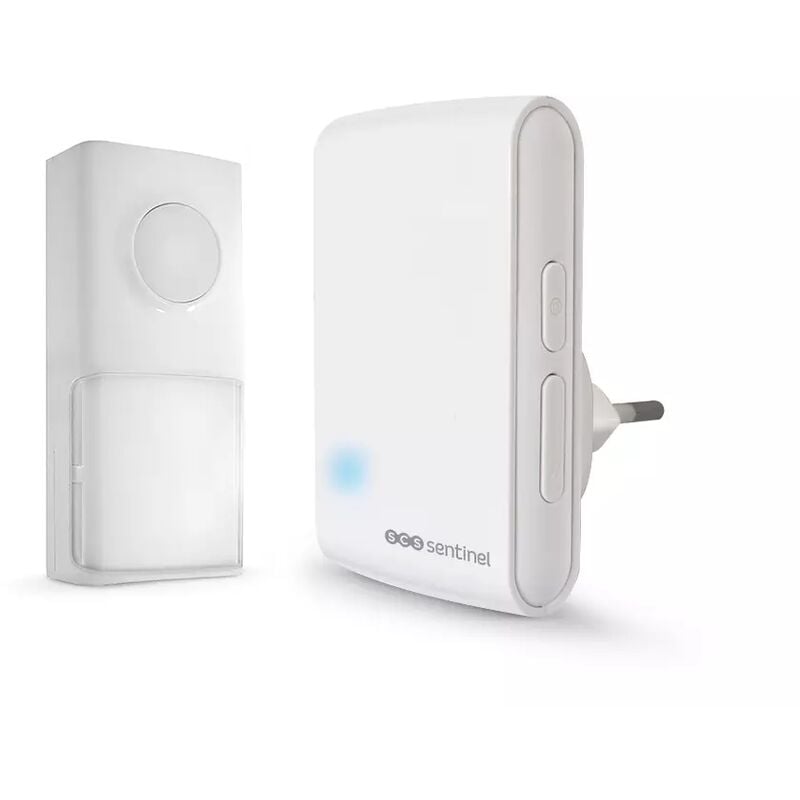SCS Sentinel - Carillon sans fil sans pile enfichable, EcoBell 100