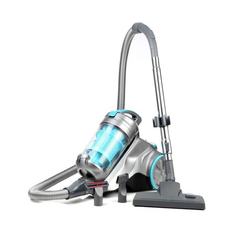 Continental Edison - VC800SB Aspirateur traineau sans sac Silentium - 800W - 76 dB - a - Bleu