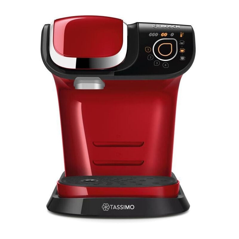 TAS6503 - Machine a cafe tassimo multi-boissons - Reservoir deau 1,3L - Arret automatique - Rouge - Bosch