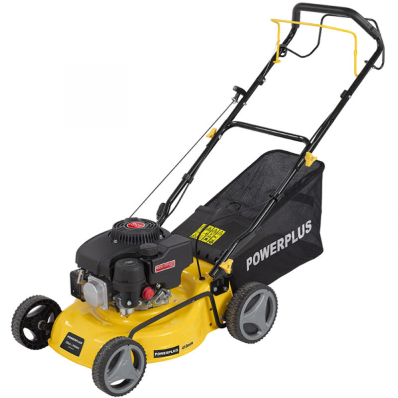 Tondeuse à gazon à essence 132cc coupe 41cm poweg60220 Powerplus