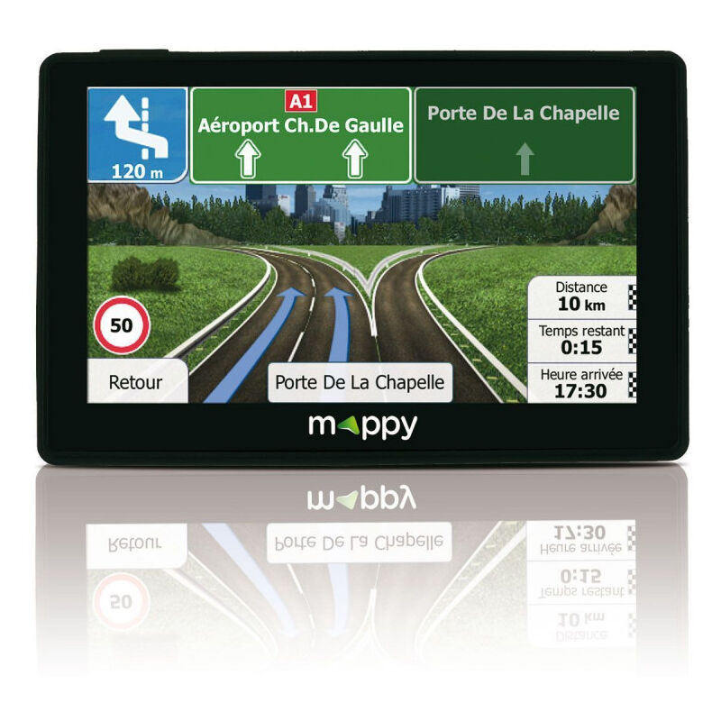 Mappy - navigateur gps camion/camping car ultix 585 camp - Noir