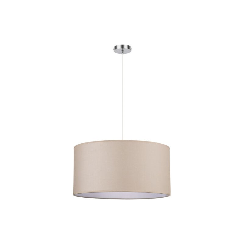 Suspension Chanza avec abat-jour beige fabrilamp modèle