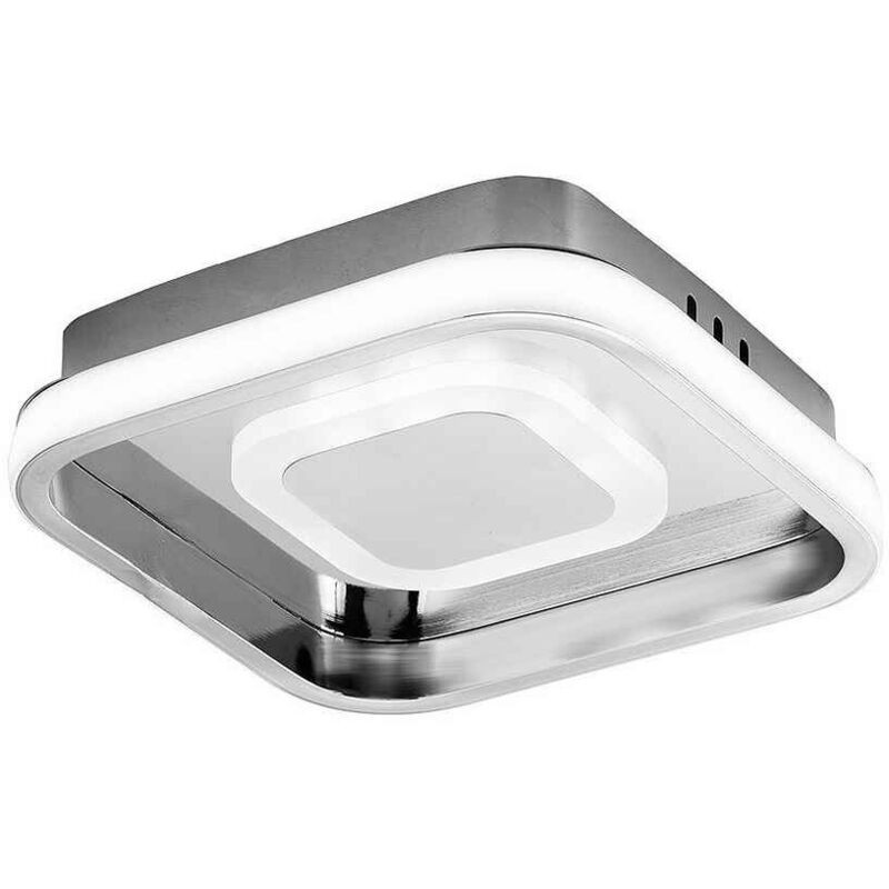 Plafonnier 24w 3000-4000-6000k elma chrome 5,5x21x21 cm 2280 lm w/memory de colour de light de light