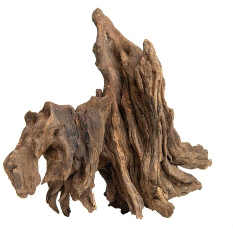 RACINE DÉCORATIVE POUR AQUARIUM, EN BOIS NATUREL DENTÉ, 15-25 CM