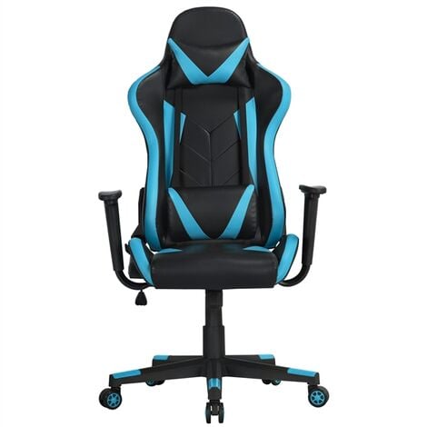 main image of "Racing Style Office Chair High Back PU Leather Desk Chair Ergonomic Gaming Chair with Lumbar Support"