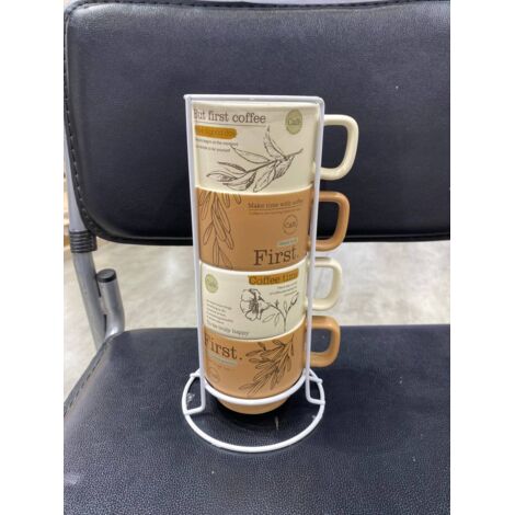 Rack 4 tazze s wellness 22cl - Atmosphera créateur d'intérieur