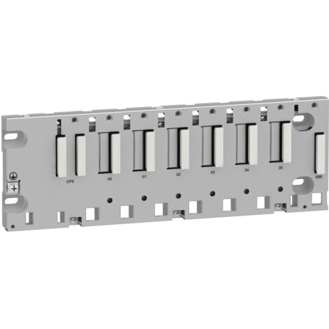 Rack 6 positions Bus X pour M340 - BMXXBP0600