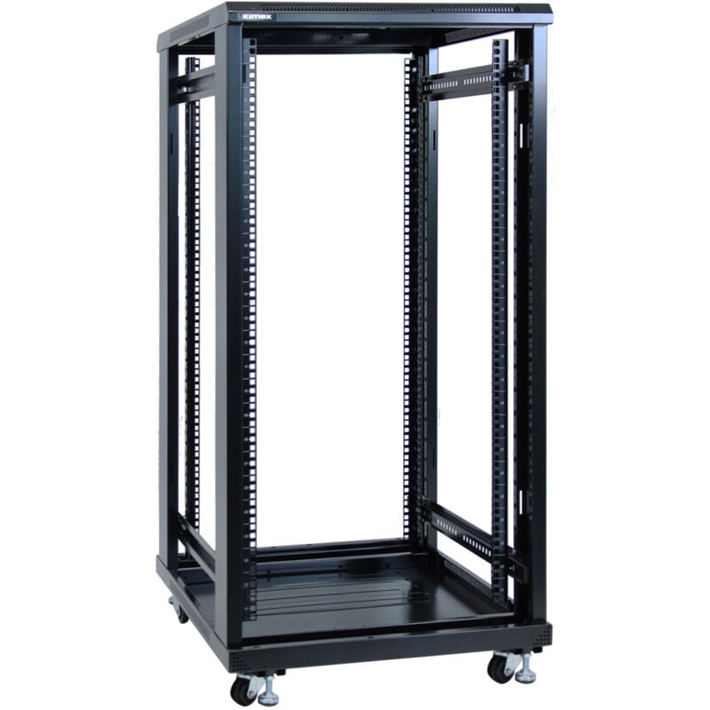 Kimex - Rack Baie de brassage à cadre ouvert 19', 600x1000mm, 24U