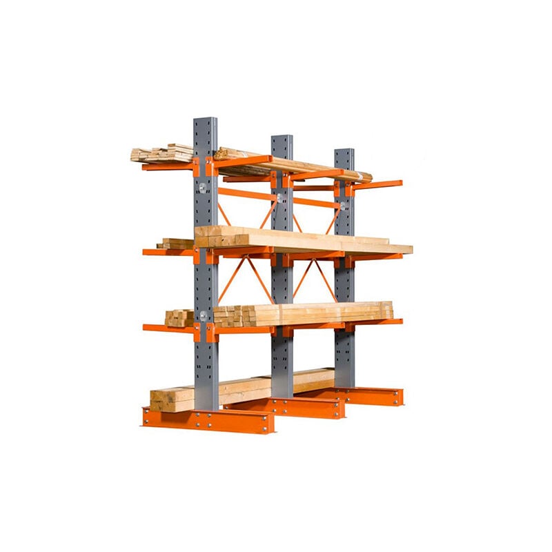 Matisère - Rack cantilever lourd 3 niveaux - Élément suivant - 4484x1702x2766mm - Utilisable uniquement avec un module de départ - CALE/3N/2C/2412/S