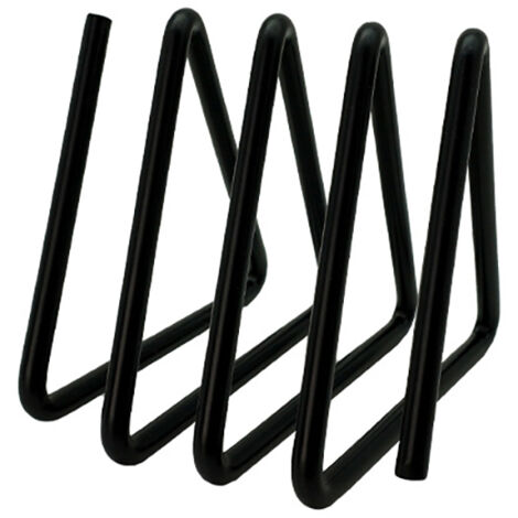 Rack de Rangement de Cuisine Moderne - Support en Métal Noir pour Planches à Découper, Plats et Ustensiles (Organisateur Gain de Place)