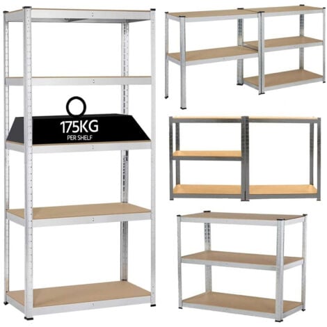 Rack Heavy Duty Workshop Garage Shed Storage Shelving Unit Shelve