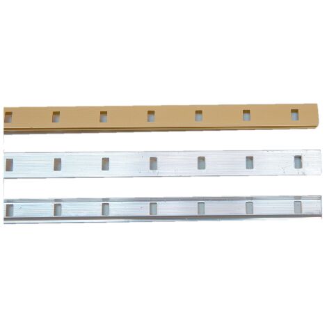 Rack in alluminio da incasso 1337 VACHETTE - Alu brut - L.2 m - 0290223